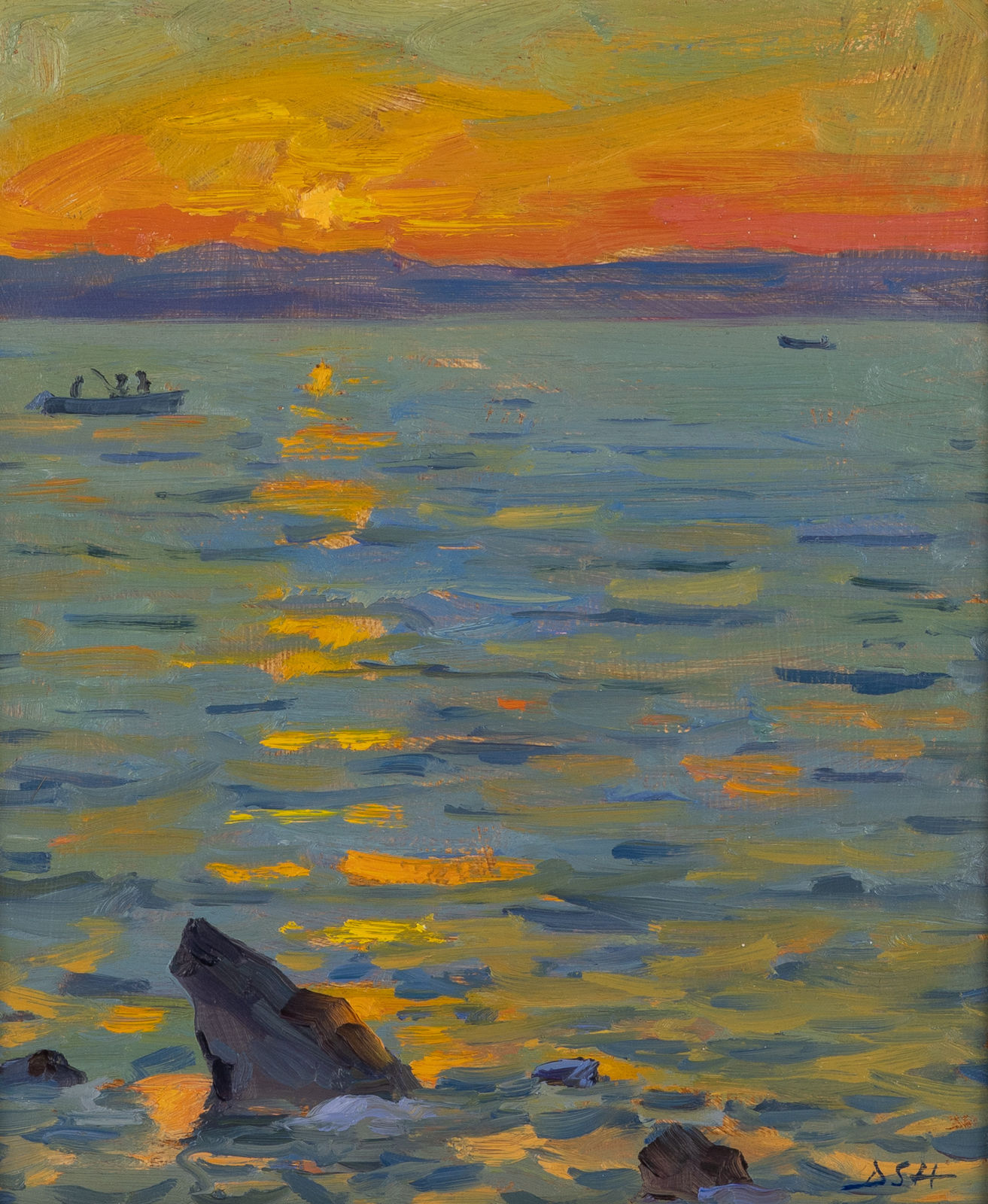 Daisy Sims Hilditch, Evening Light, Anguillara Salbazia , 2023