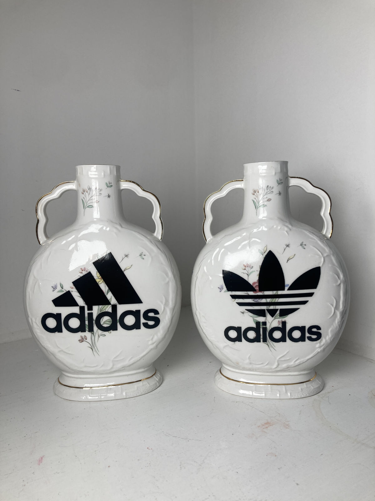 Haus of Lucy, Pair Of Adidas Vases