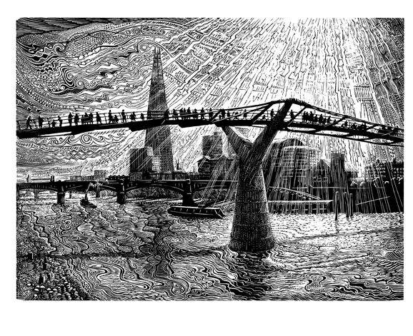 John Bryce RE, Millennium Bridge