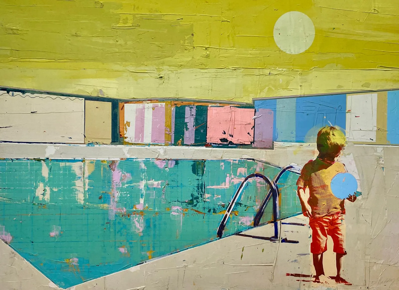 Dan Parry Jones, By the pool