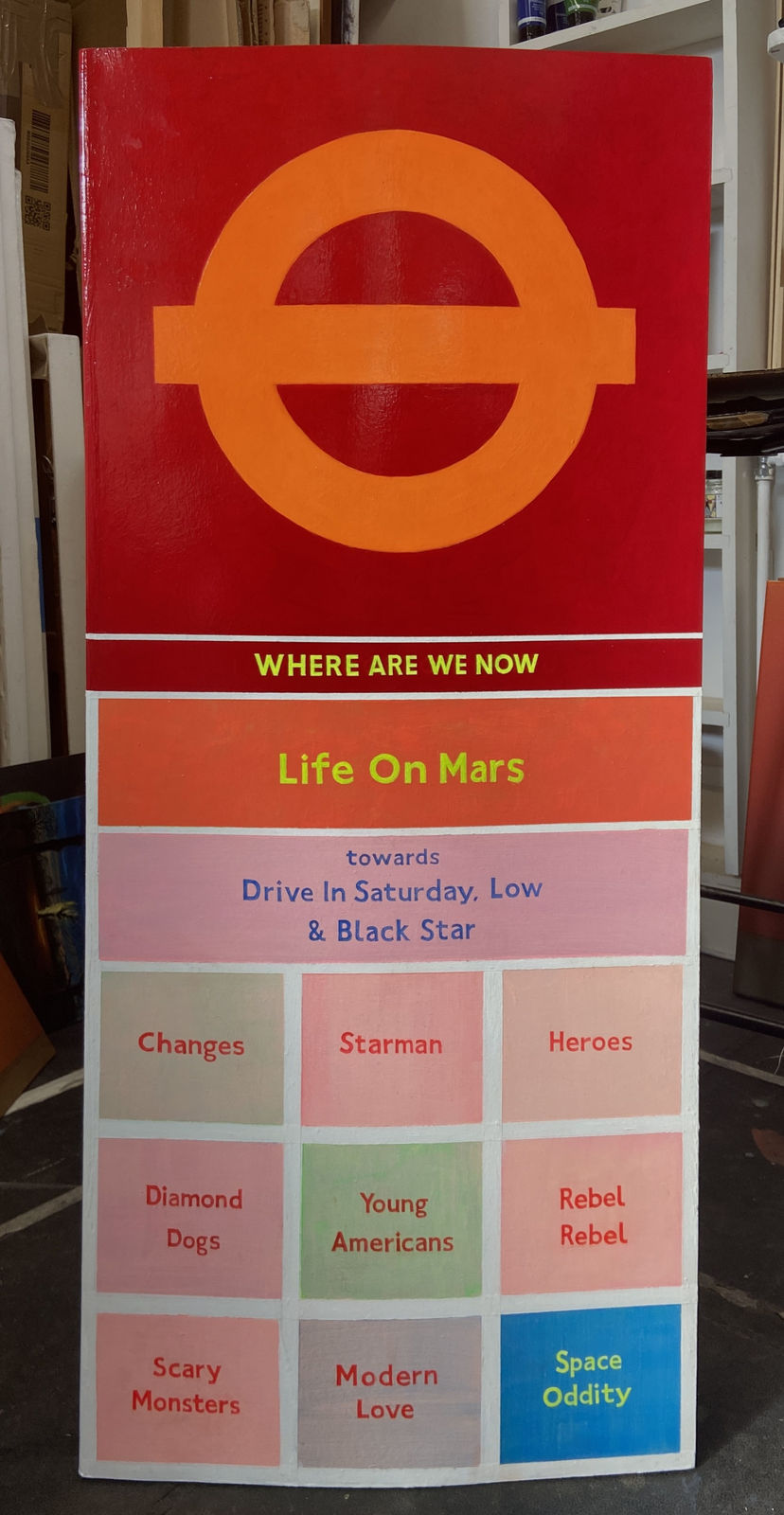 Martin Grover, Where Are We Now (David Bowie's Bus Stop)