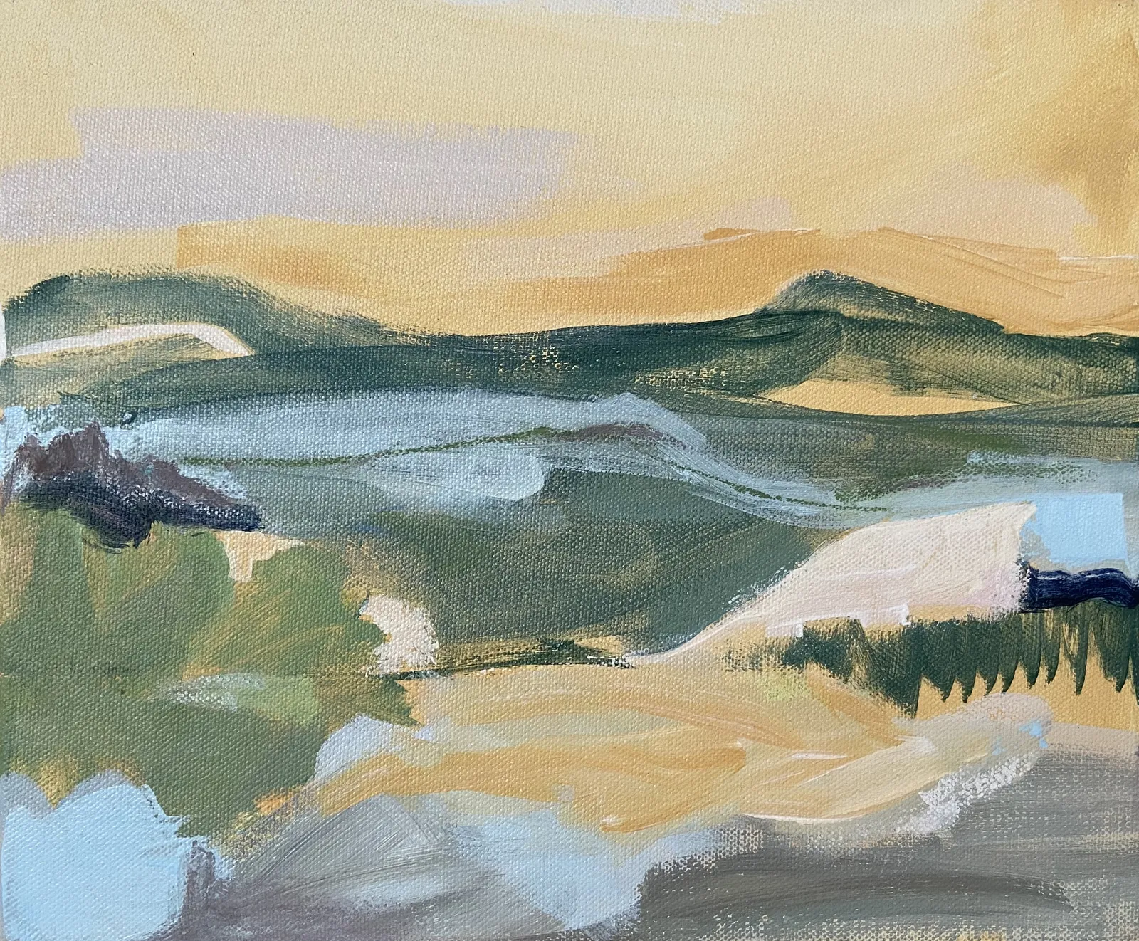 Catherine Warren, Golden Hour on the Hills