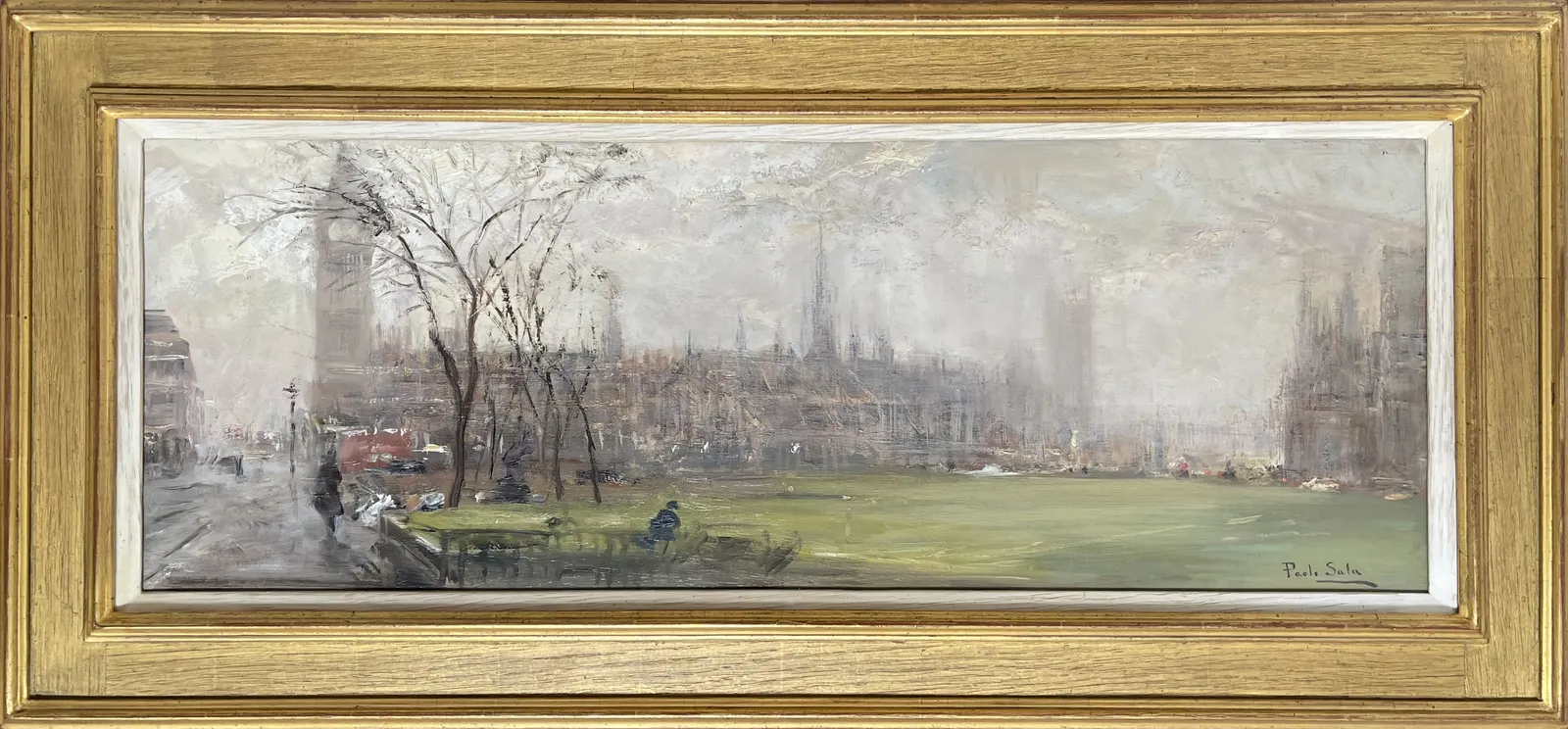 Paolo Sala, Parliament Square, London, c.1900