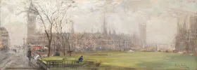 Paolo Sala, Parliament Square, London, c.1900
