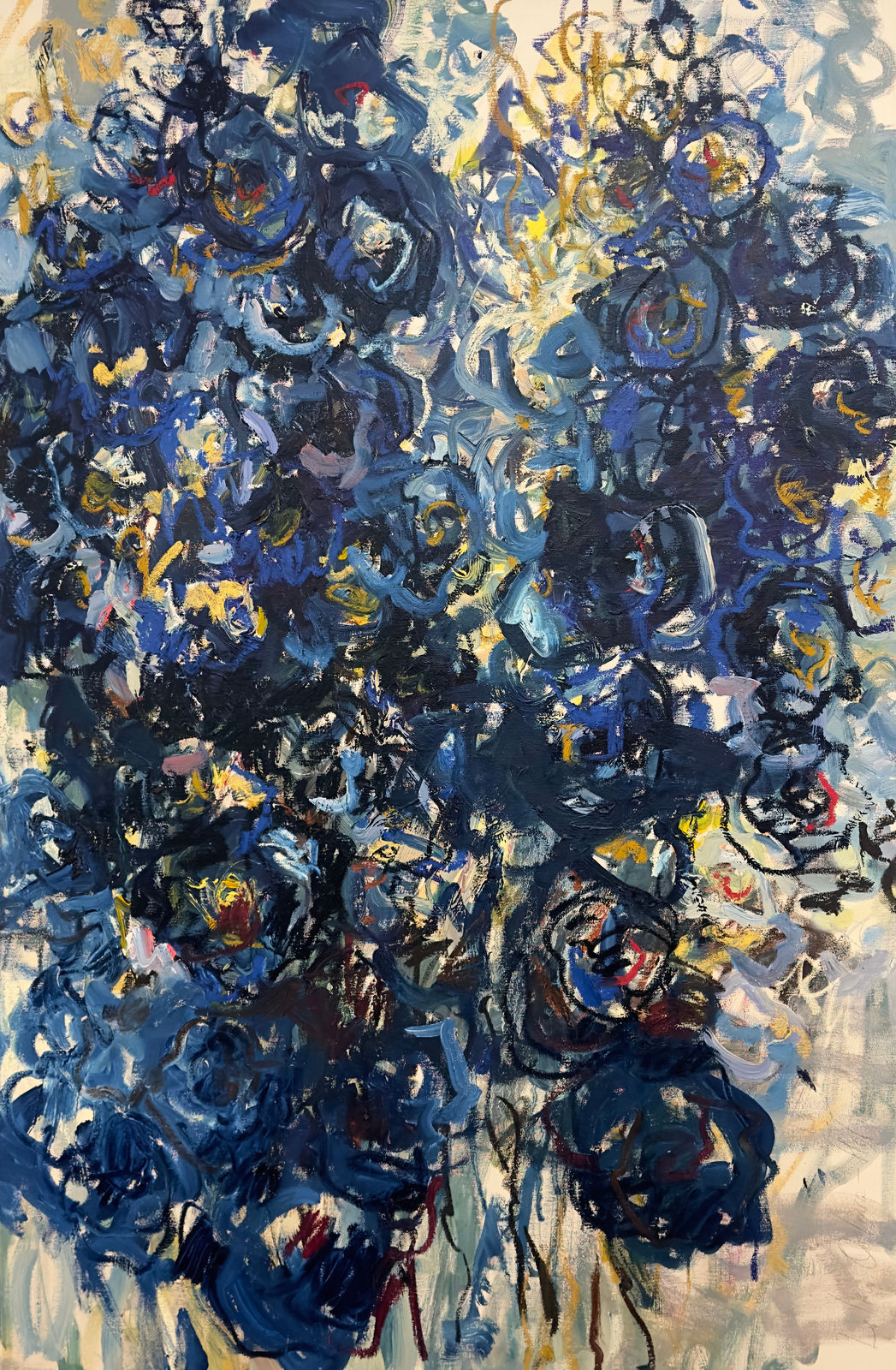Lilia Orlova-Holmes, BLUE FLOWERS, 2021