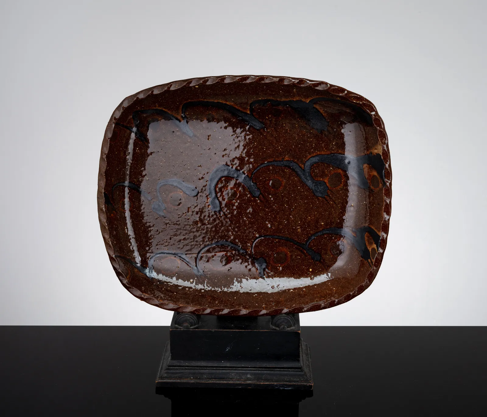 David Leach and Clive Bowen, Slipware Dish, c. 1971-75