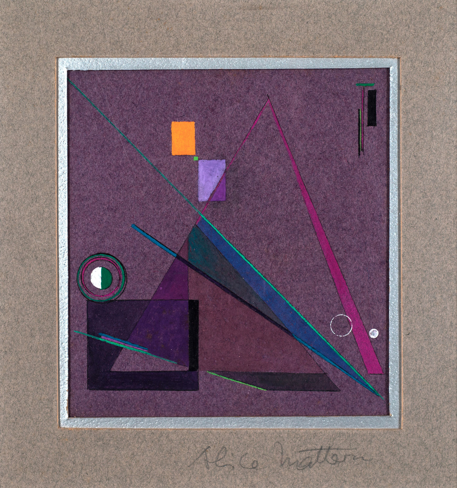 Alice L. Mattern, Untitled Pcs. 1