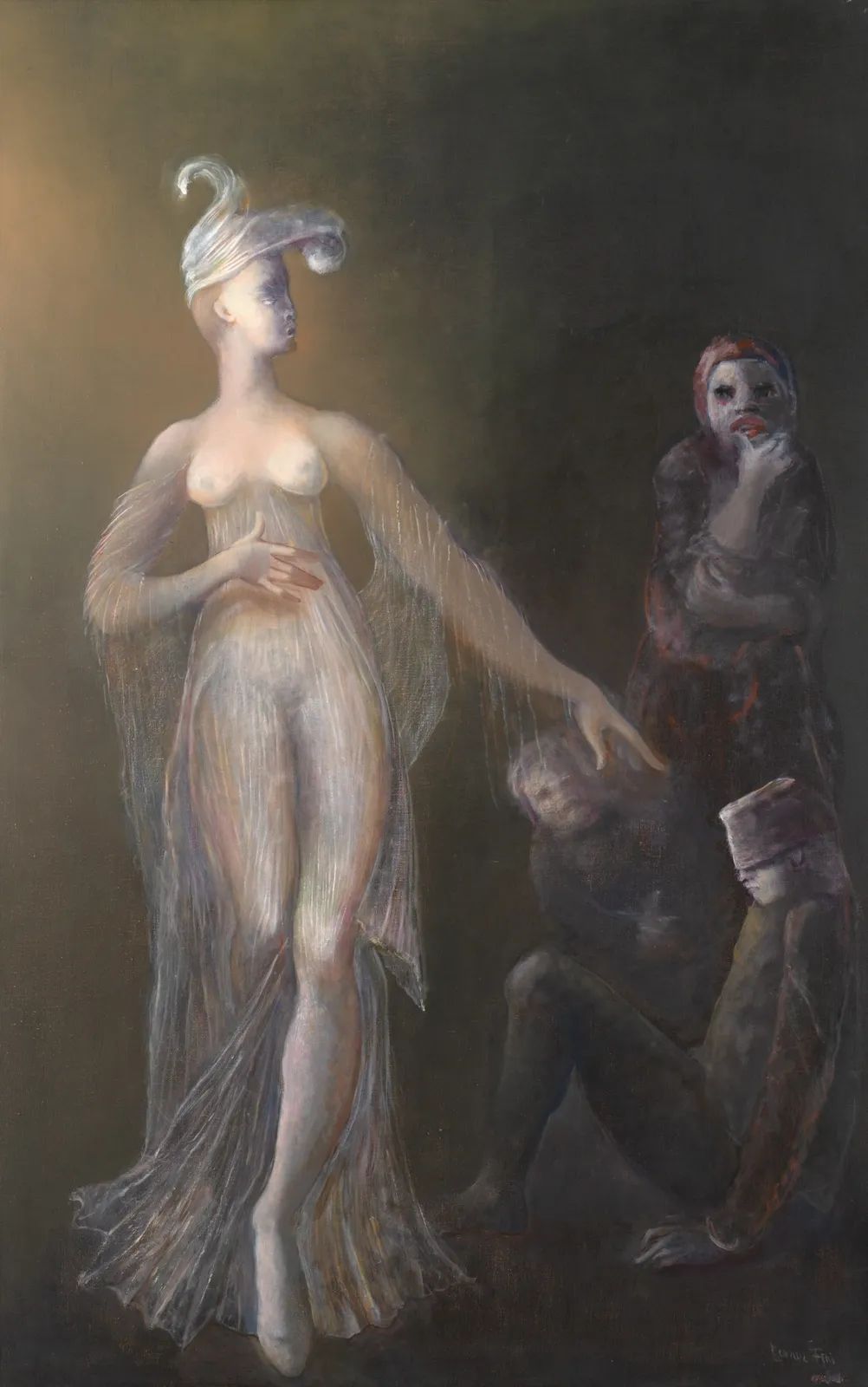Leonor Fini, L’Élue de la nuit, 1986