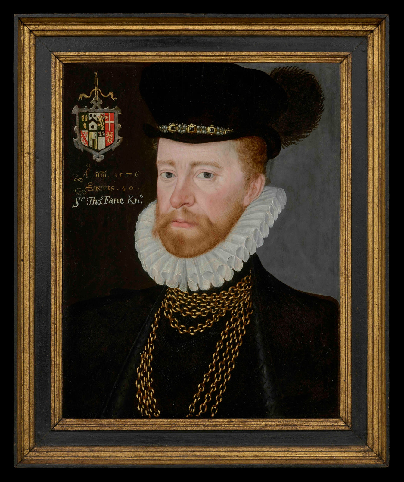 George Gower (c.1540 – 1596), Sir Thomas Fane (c.1538 – 1589) of Badsell and Mereworth Castle, Kent