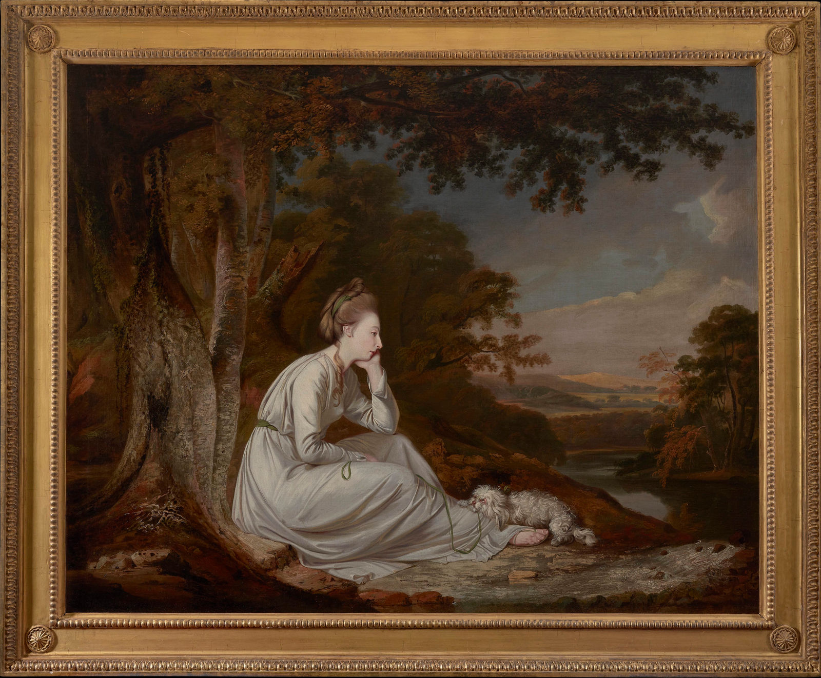 Joseph Wright of Derby A.R.A., Maria, from Sterne’s ‘Sentimental Journey’, Painted circa 1772