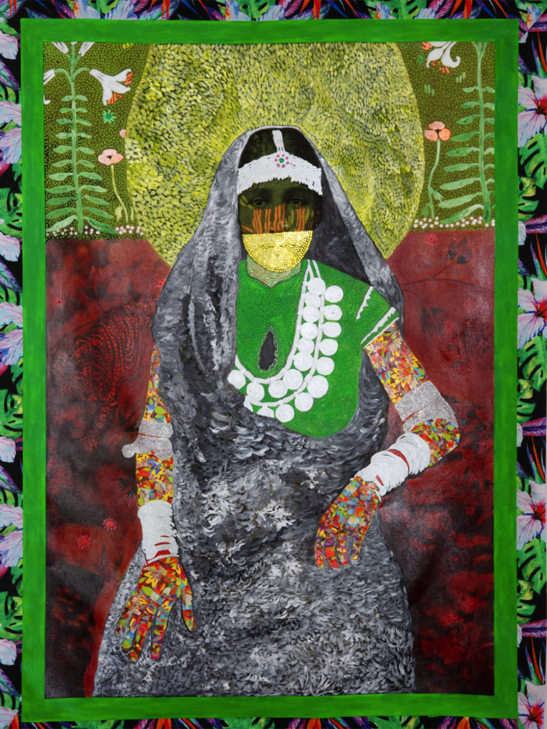 Renluka Maharaj, Rani with her tiger, Machali, 2023