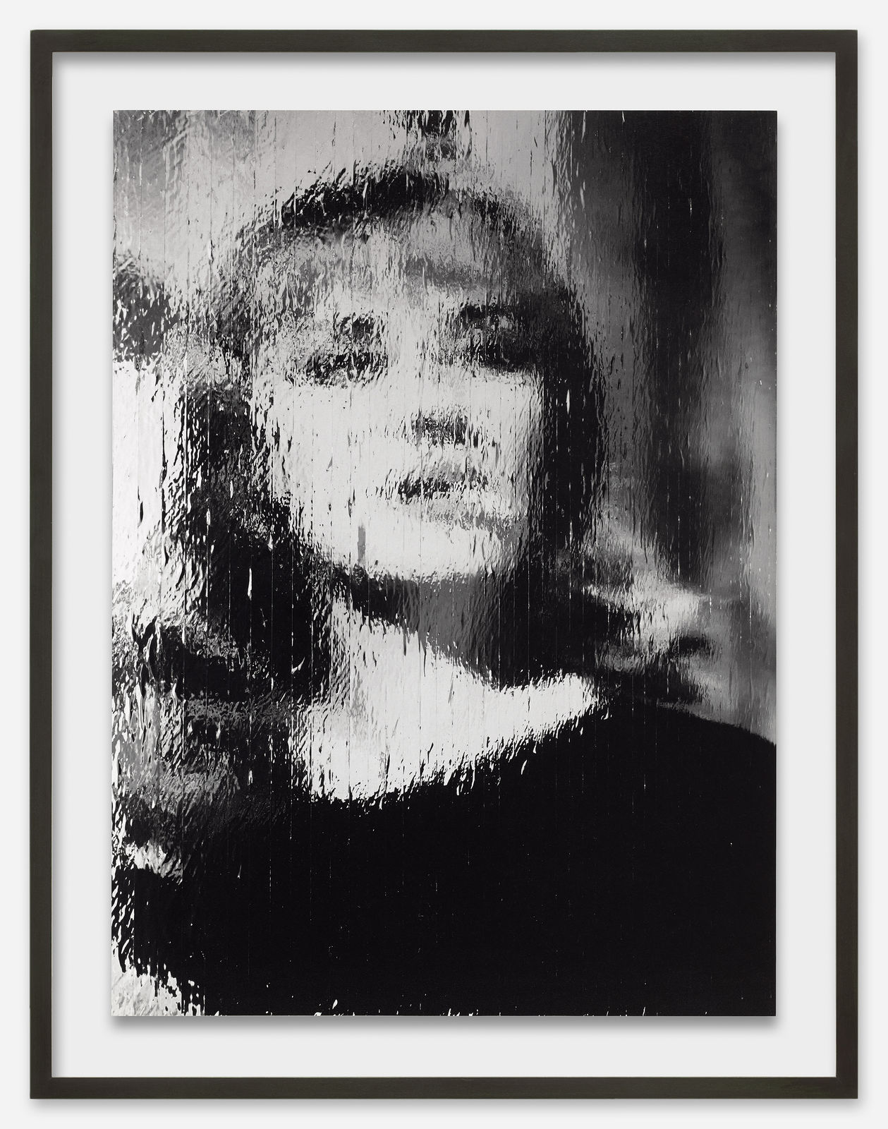 Gregor Hildebrandt, Jeanne Moreau im Bild spiegelnd, 2022