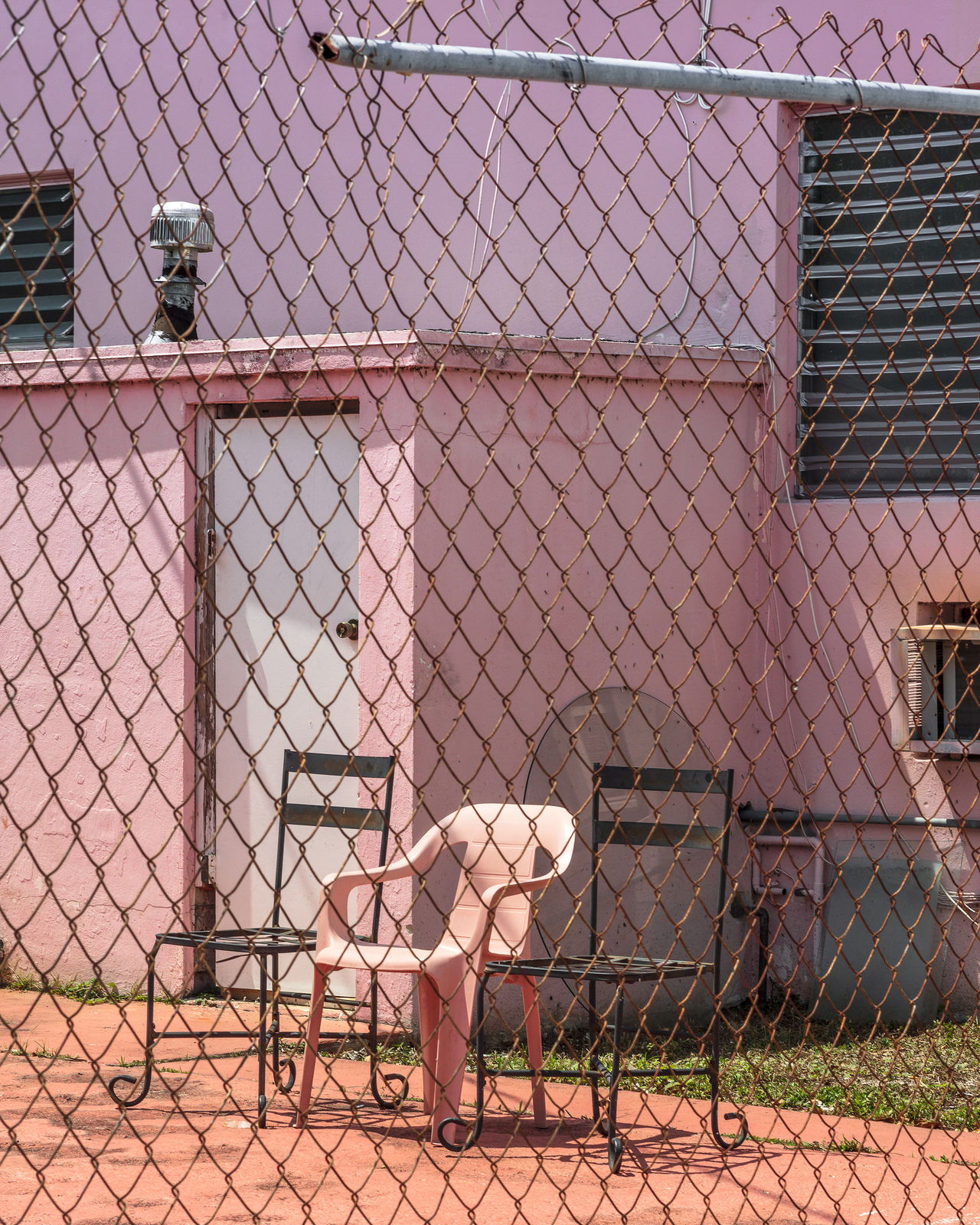 Anastasia Samoylova, Pink Chair in Normandy Shores (from the FloodZone series), 2018