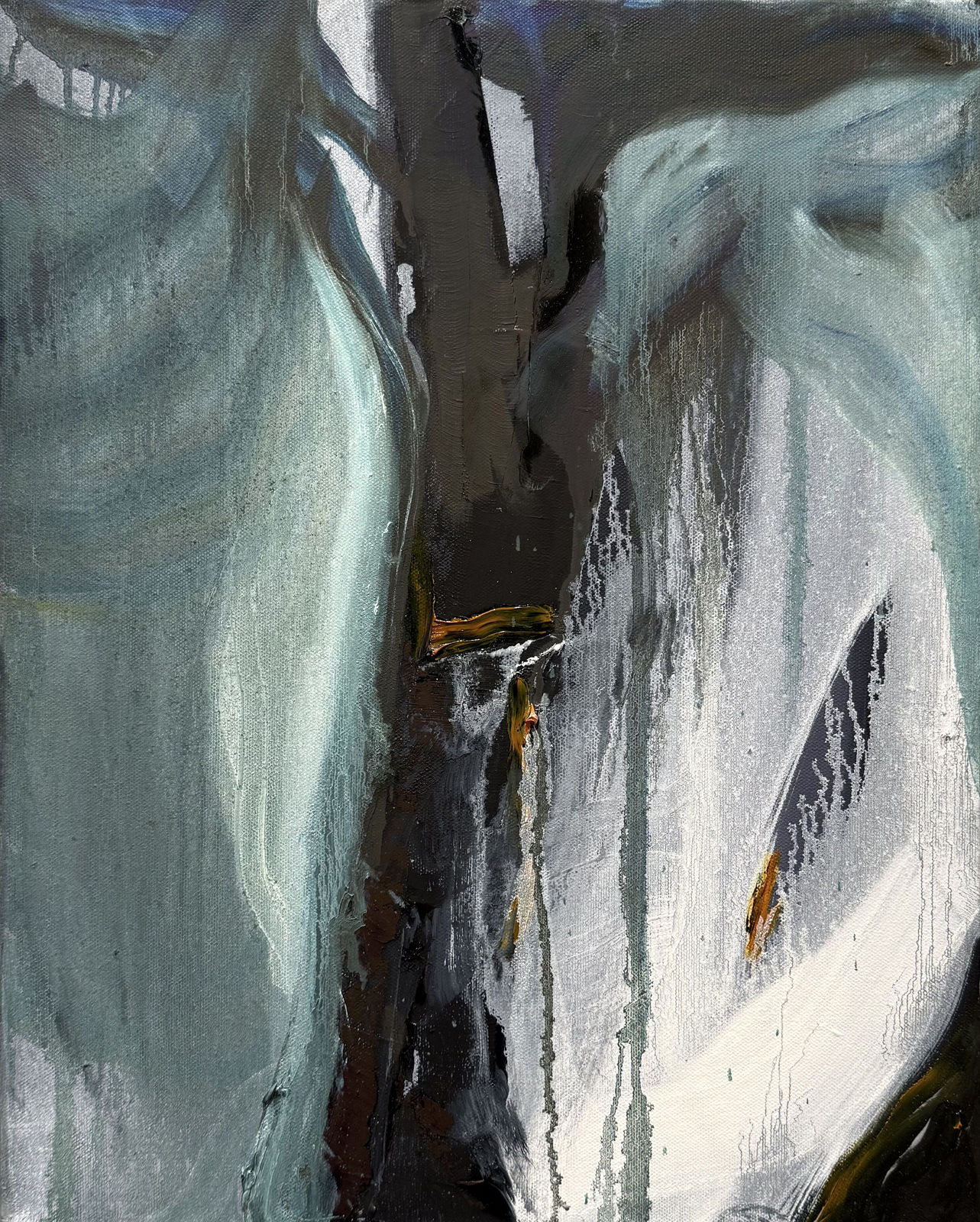 Ali Saif, Behind the Waterfall II, 2025