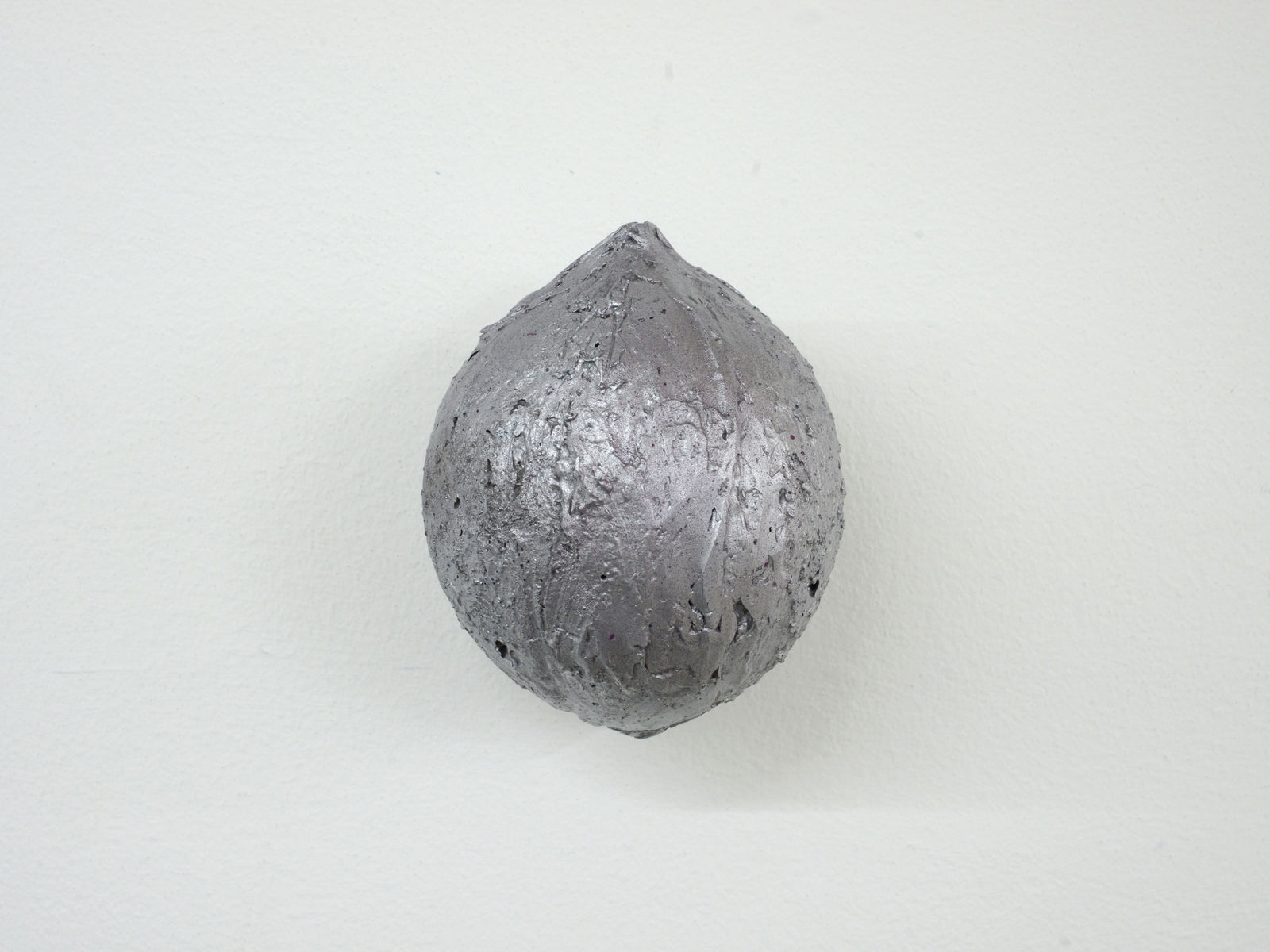 Jon Cuyson, Untitled (Silver Coconut), 2025