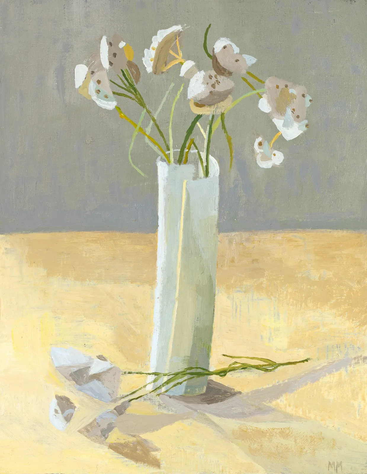 Mary Mabbutt, Flowers from the Potager Garden I