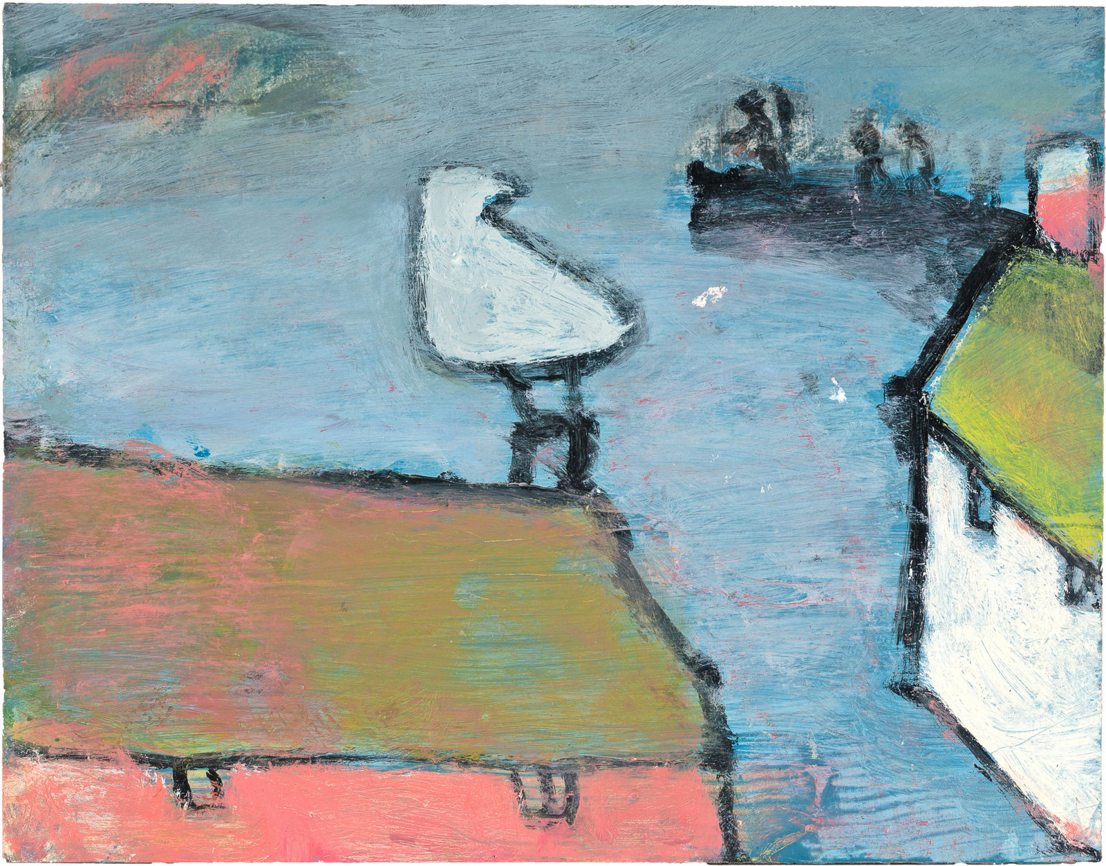 Elaine Turnbull, Gull On The Chimney Pot