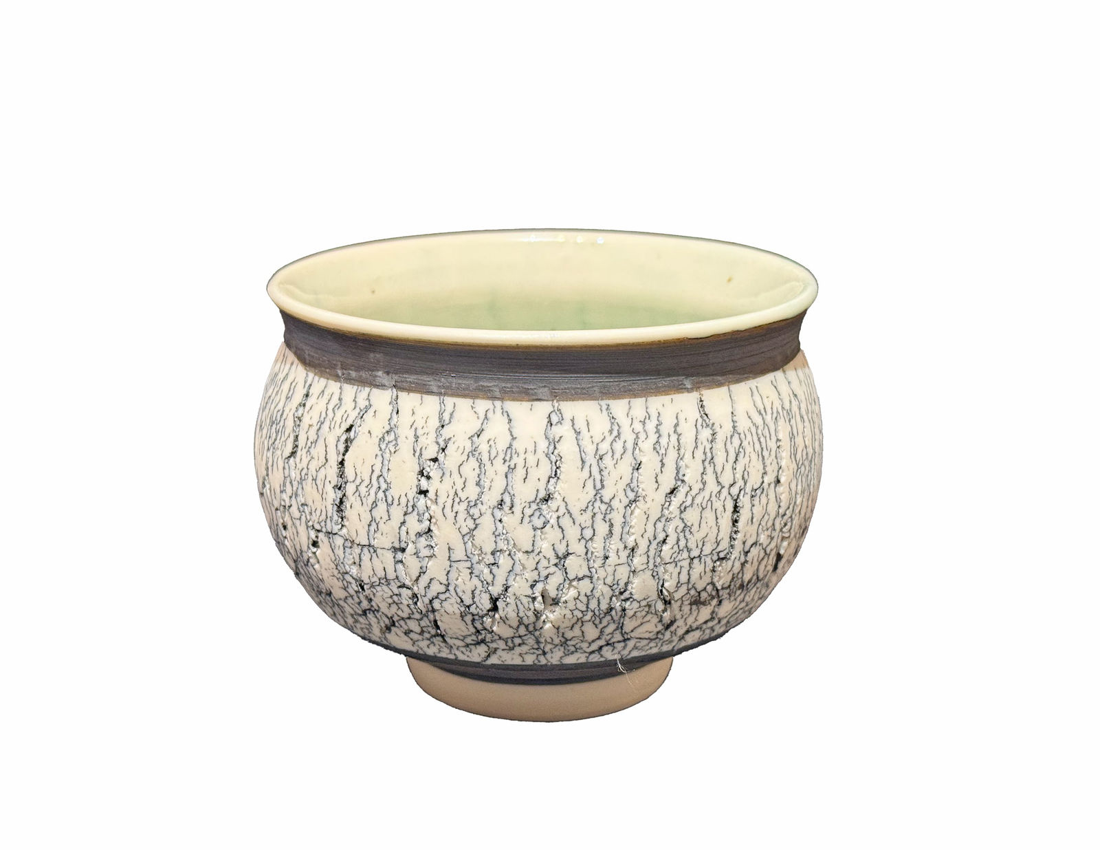 Hugh West, Celadon Crackle Glaze Bowl