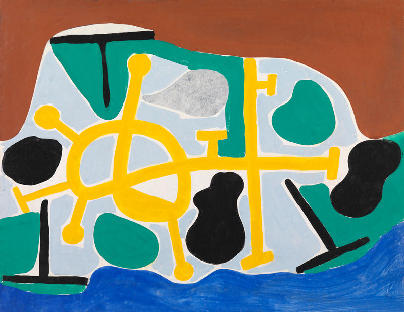 Caziel, WC621 - Abstract Composition, c. 1950