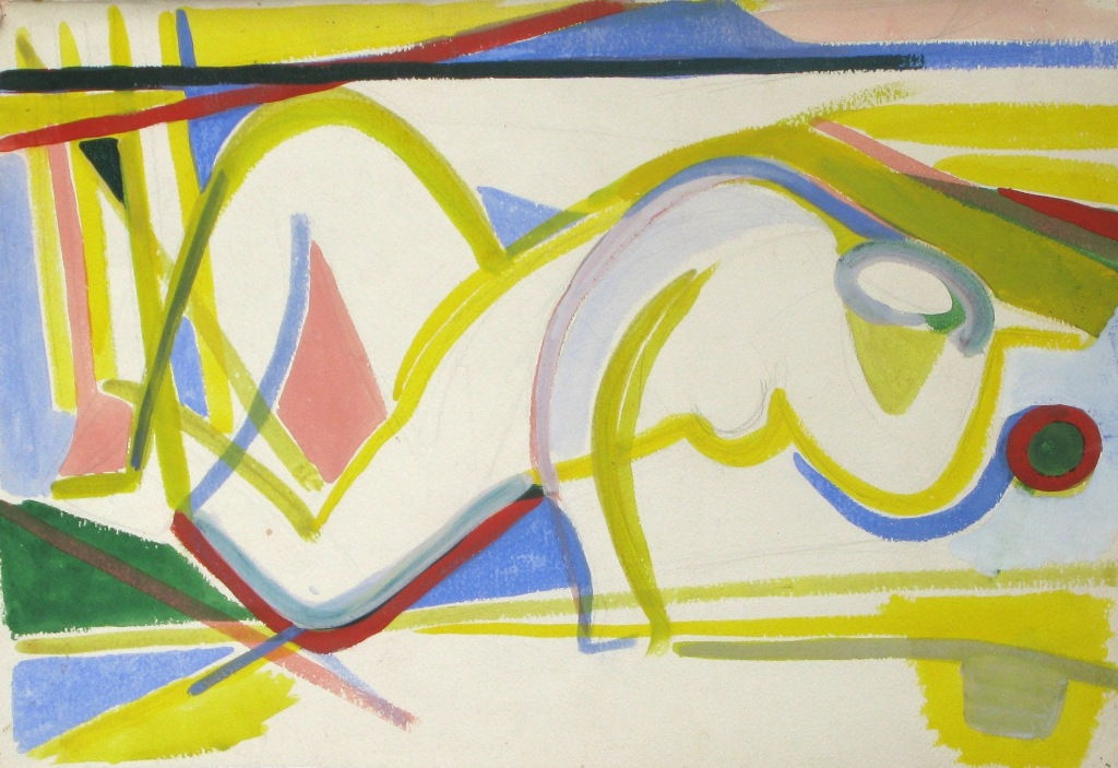 Caziel, WC094 - Odalisque, c. 1938