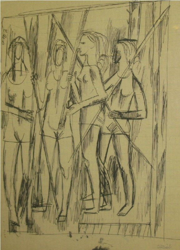 Caziel, WC668 - Amazons, c. 1936