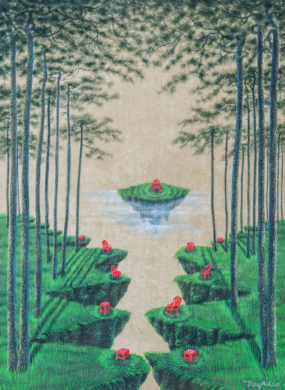 Hoàng Anh, The Outlandish Landscape (Phong Cảnh Lạ Thường) #04, 2023