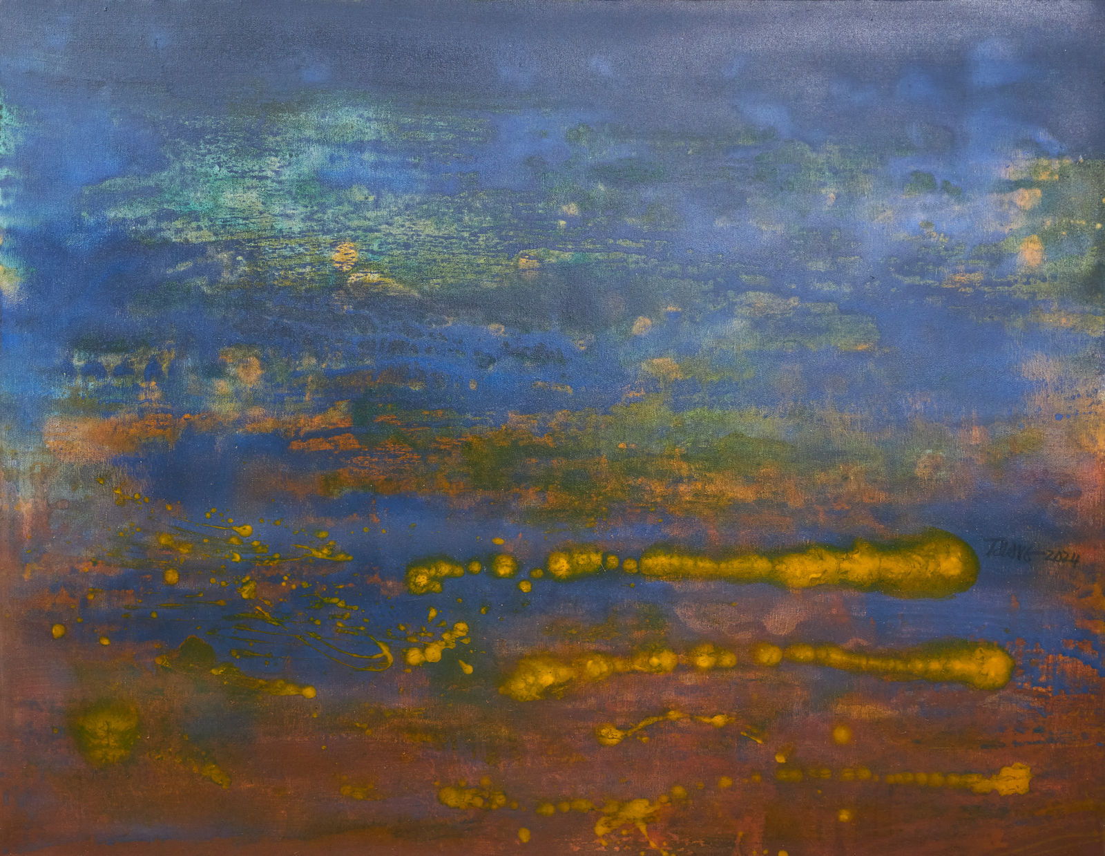 Ca Lê Thắng, Beneath Deep Rivers, Field Submerged (Đồng Chìm Đáy Nước) #5, 2024