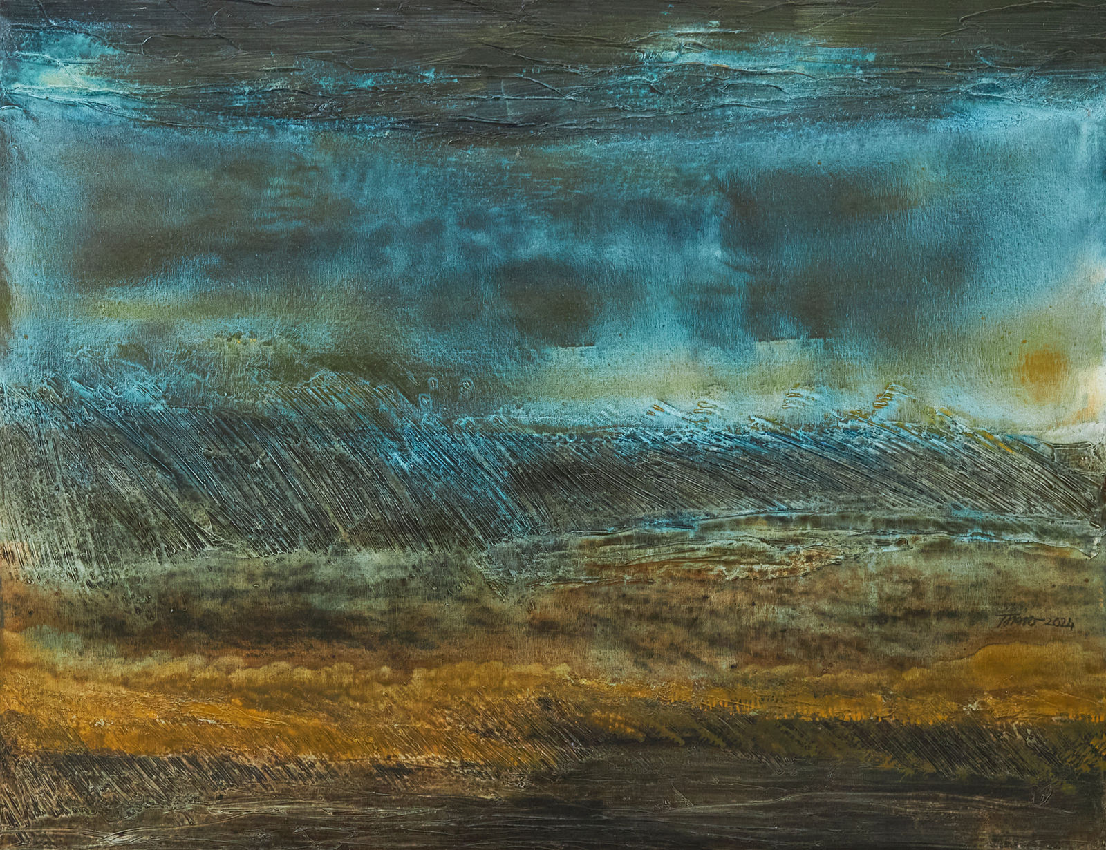 Ca Lê Thắng, Beneath Deep Rivers, Field Submerged (Đồng Chìm Đáy Nước) #4, 2024