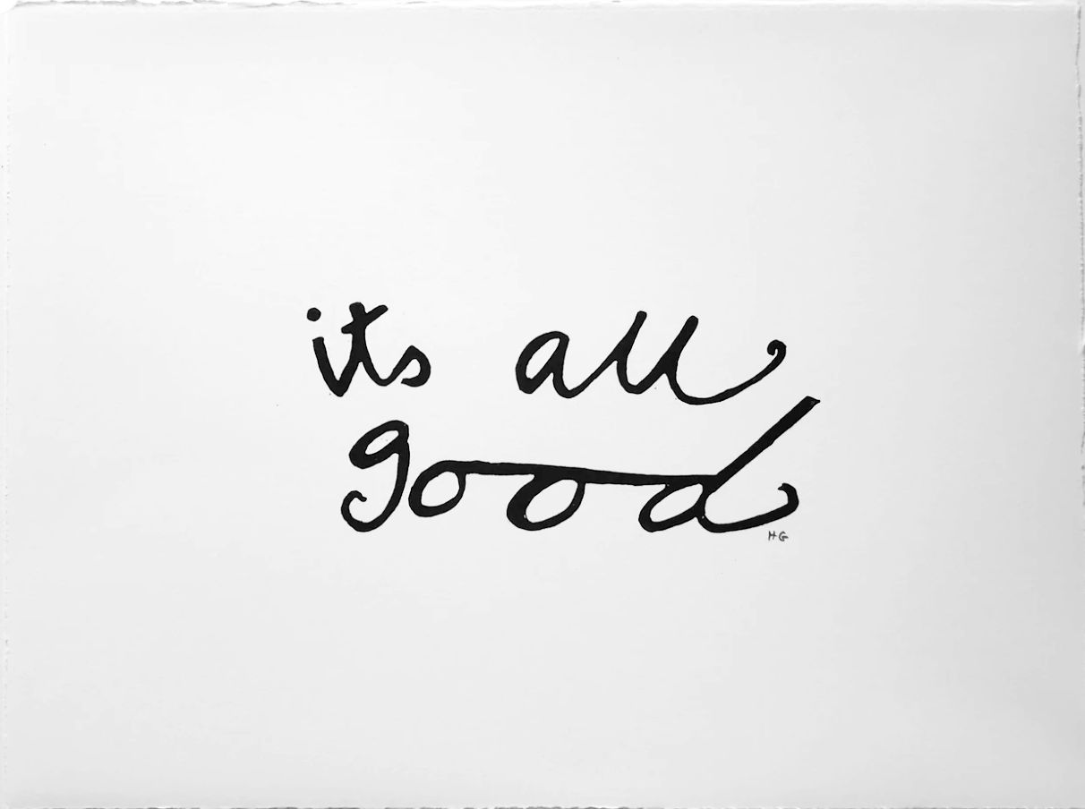 Hugo Guinness classic prints (unframed), It's All Good