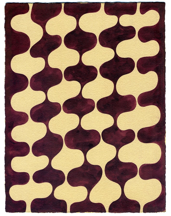 Henrietta Molinaro paintings, Leaf Study, 2024