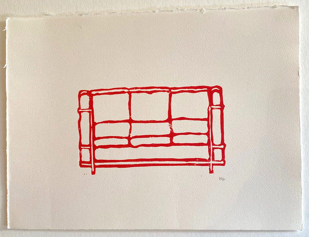 Hugo Guinness classic prints (unframed), Modern Square Sofa