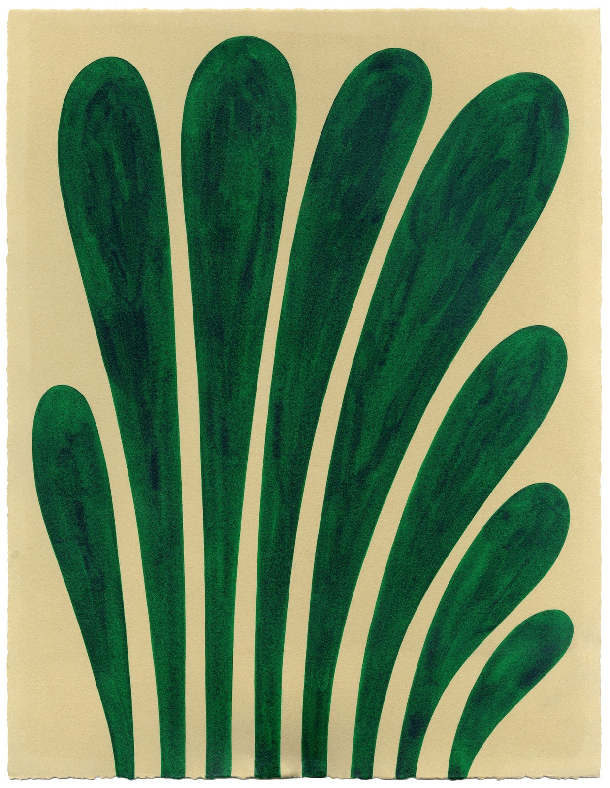 Henrietta Molinaro paintings, Leaf Study, 2025