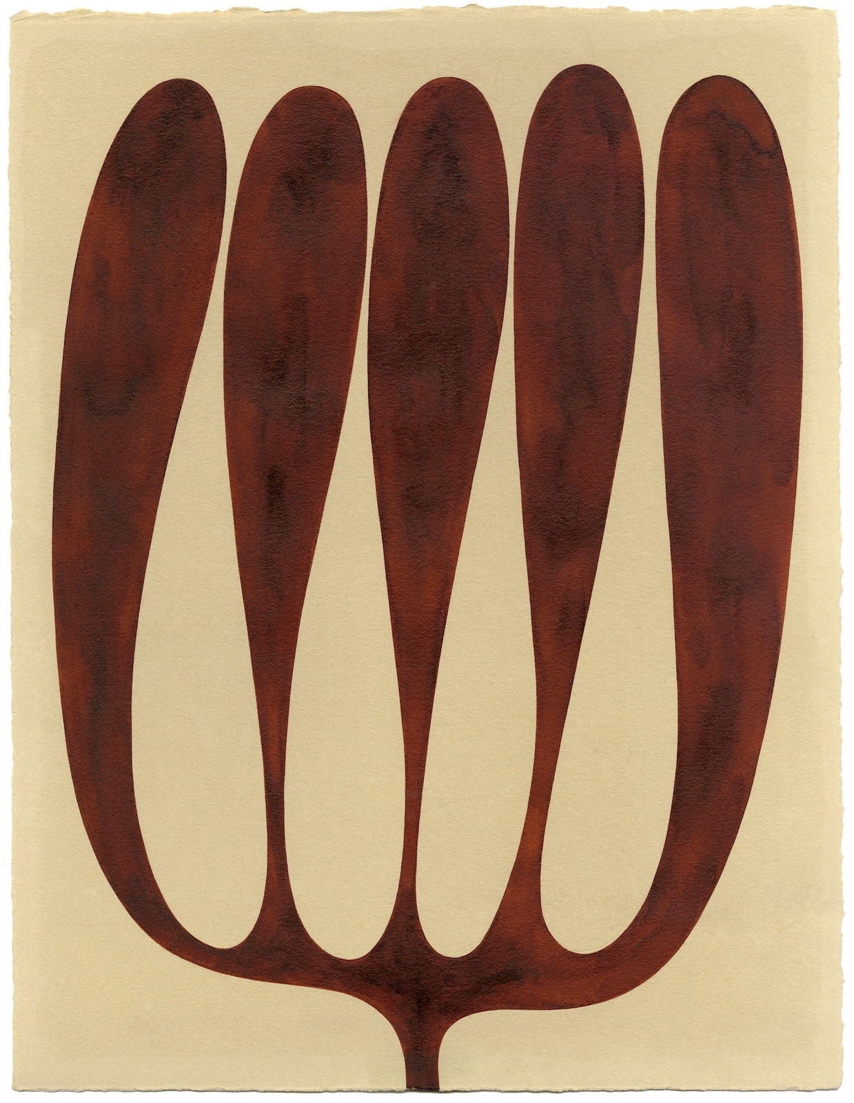 Henrietta Molinaro paintings, Leaf Study, 2025