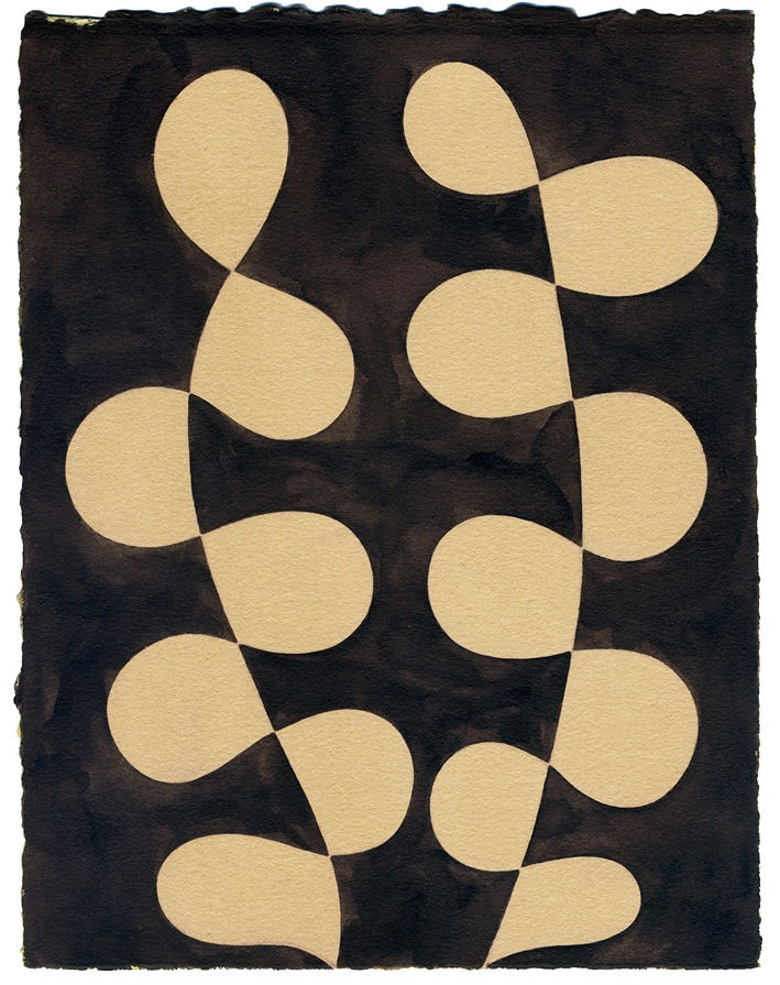 Henrietta Molinaro paintings, Leaf Study, 2024