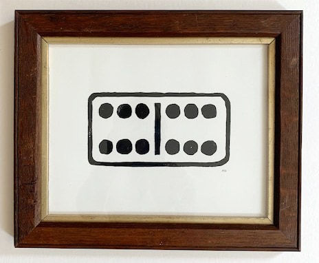 Hugo Guinness classic prints (framed), Domino, 2023