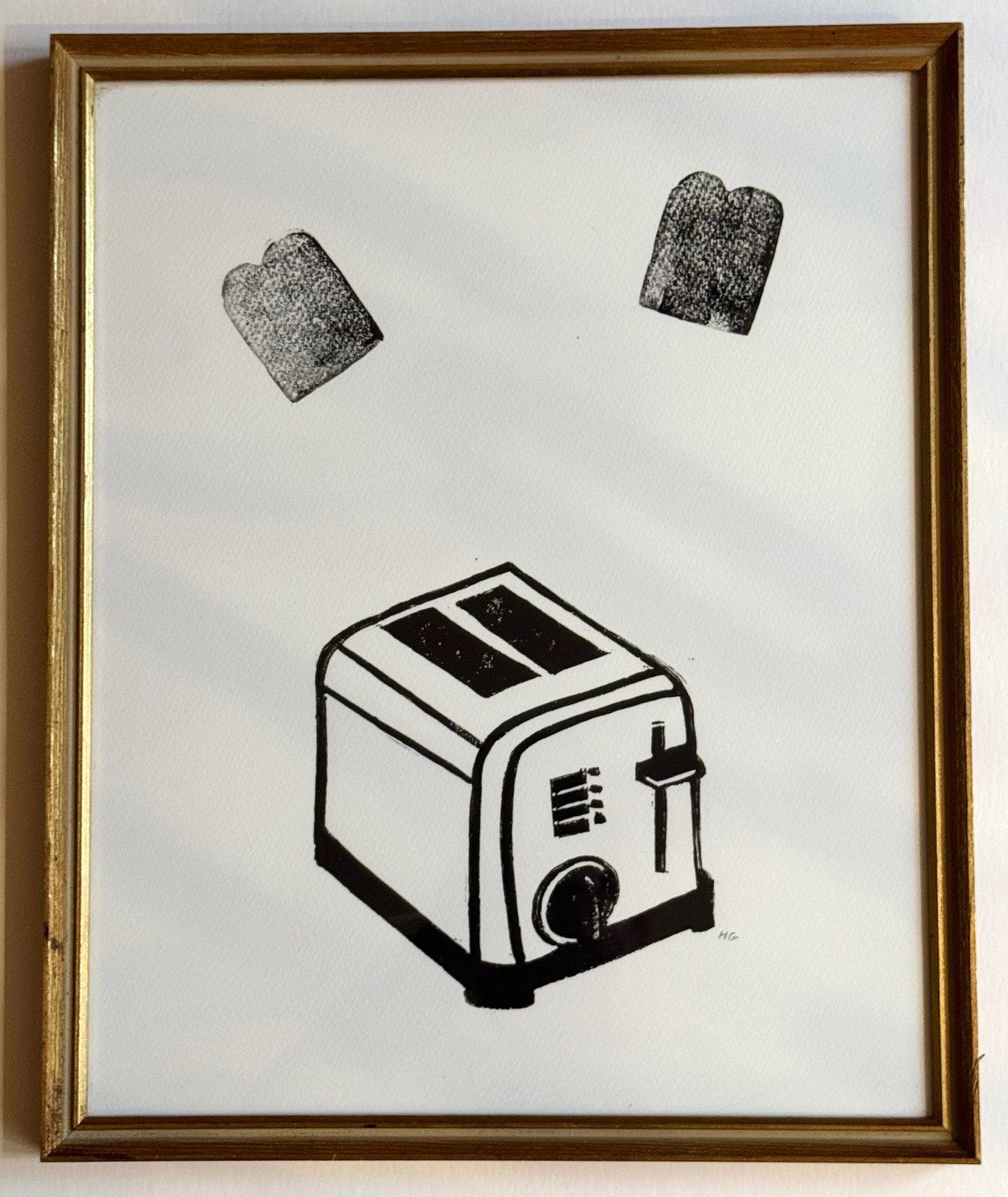 Hugo Guinness classic prints (framed), Toaster, 2024