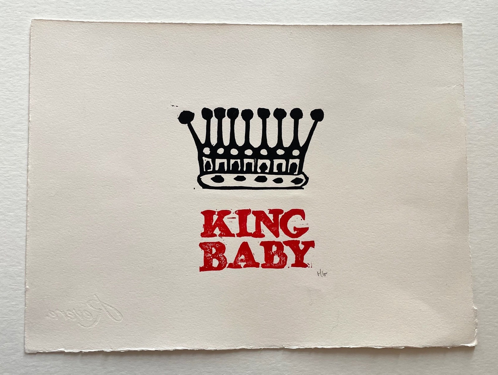 Hugo Guinness classic prints (unframed), King Baby