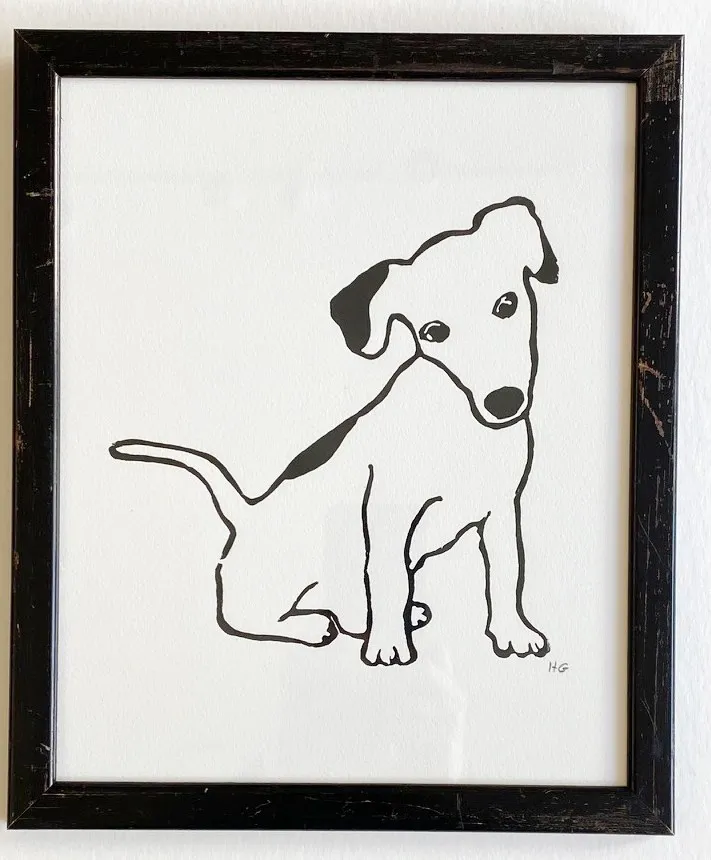 Hugo Guinness classic prints (framed), Terrier Puppy, 2023