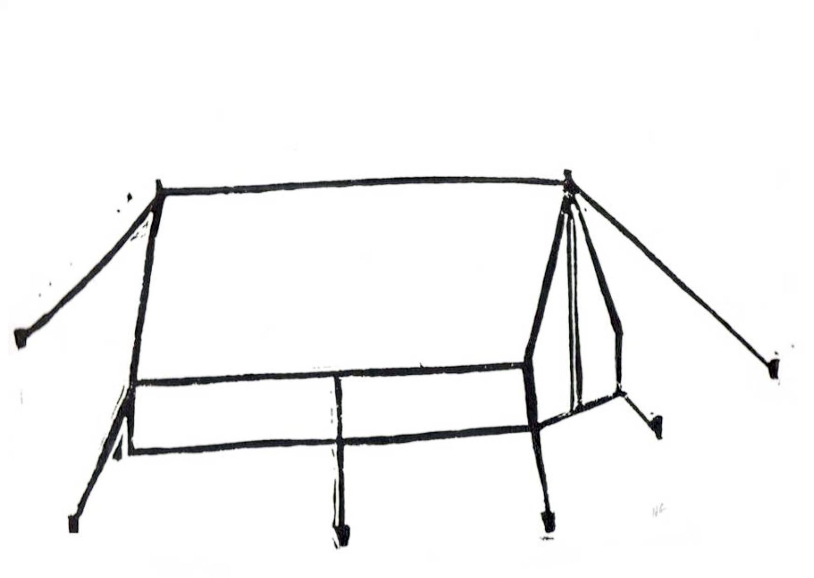 Hugo Guinness classic prints (unframed), Tent