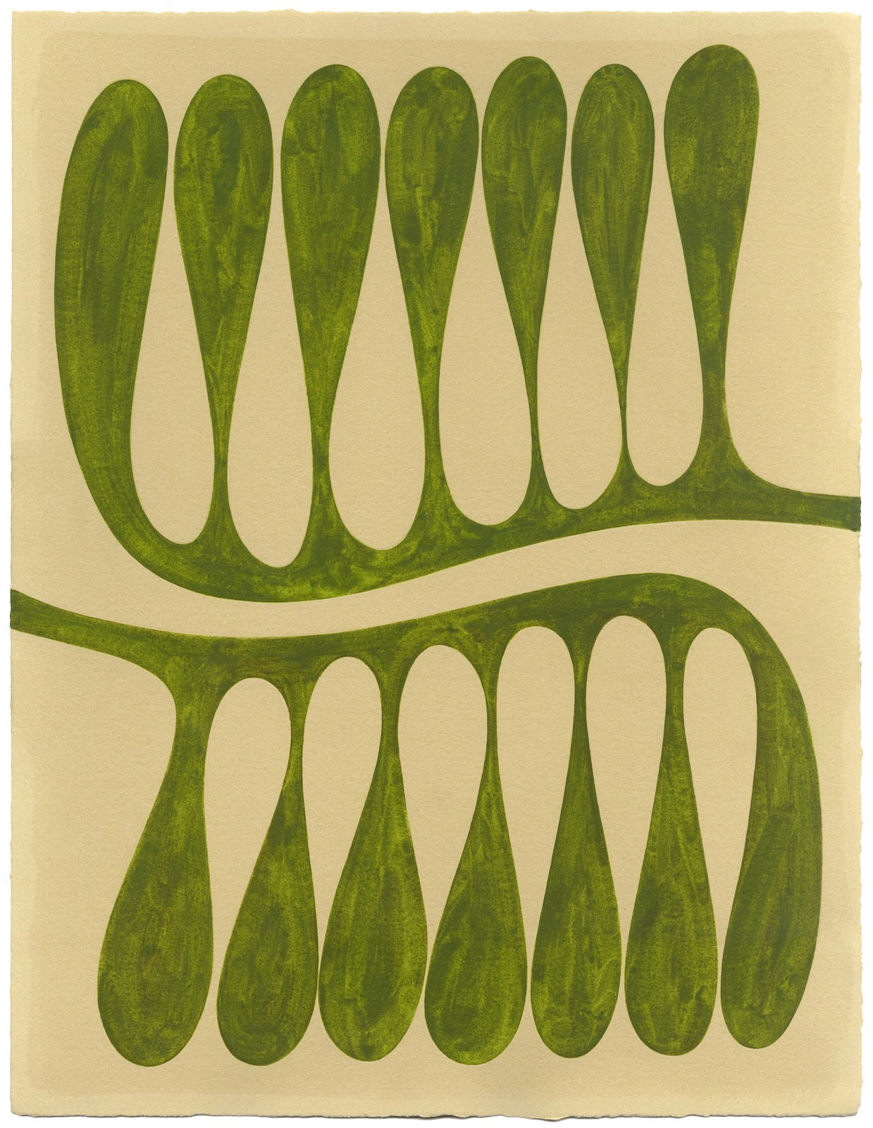 Henrietta Molinaro paintings, Leaf Study, 2025