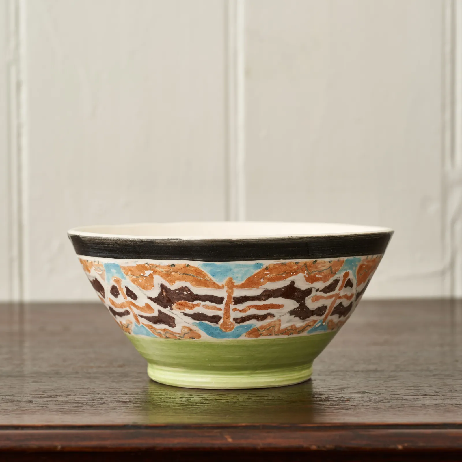 Prue Piper, Marsh Carpet Moth Bowl, c.2019