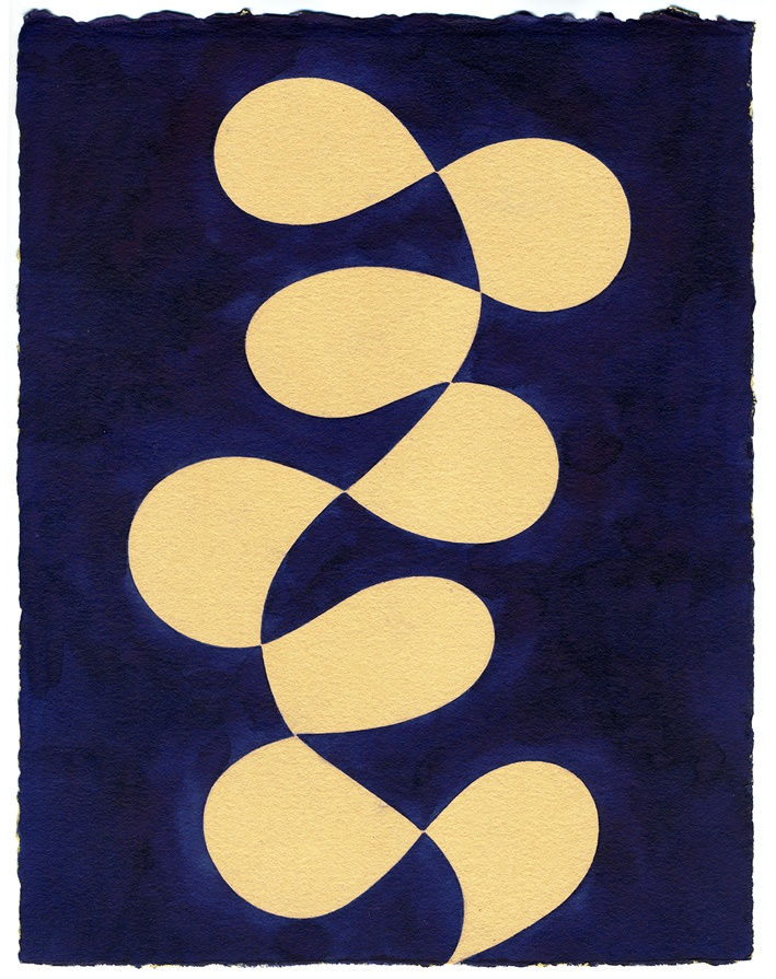 Henrietta Molinaro paintings, Leaf Study, 2024