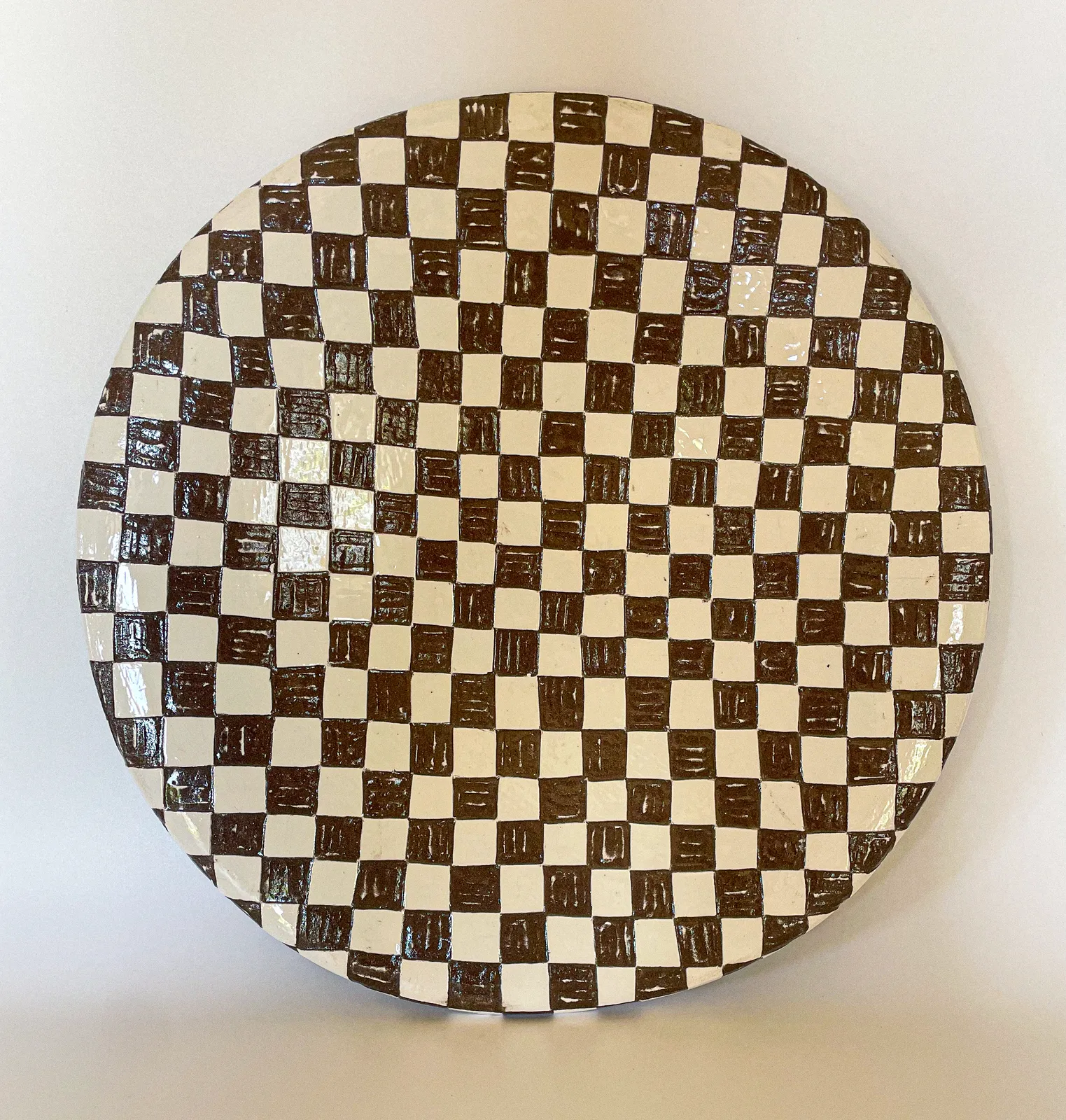 Hannah Watts, Checkmate platter, 2025