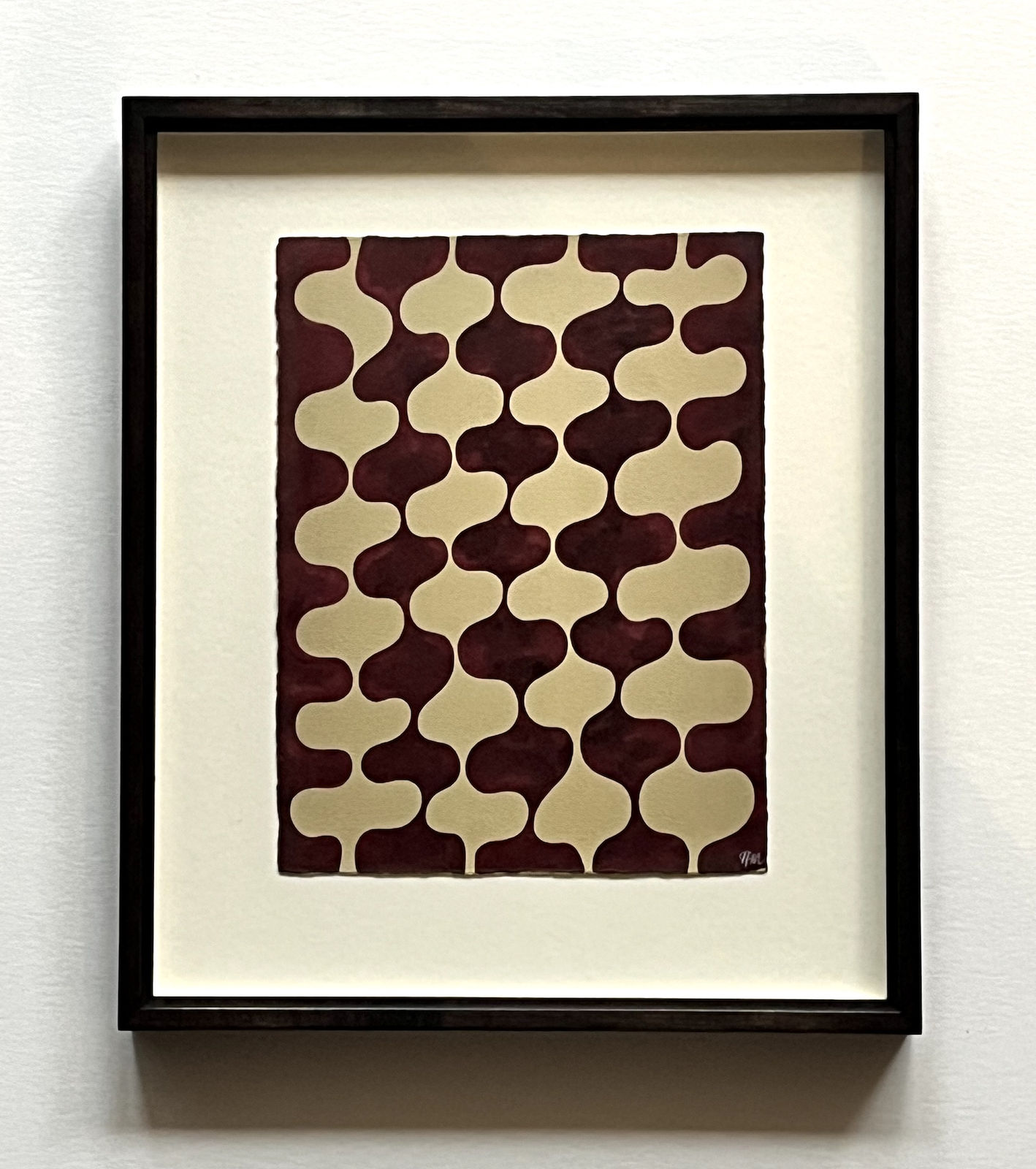 Henrietta Molinaro paintings, Leaf Study, 2024