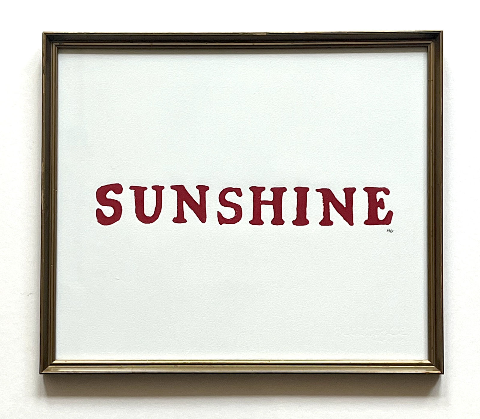 Hugo Guinness classic prints (framed), Sunshine, 2025