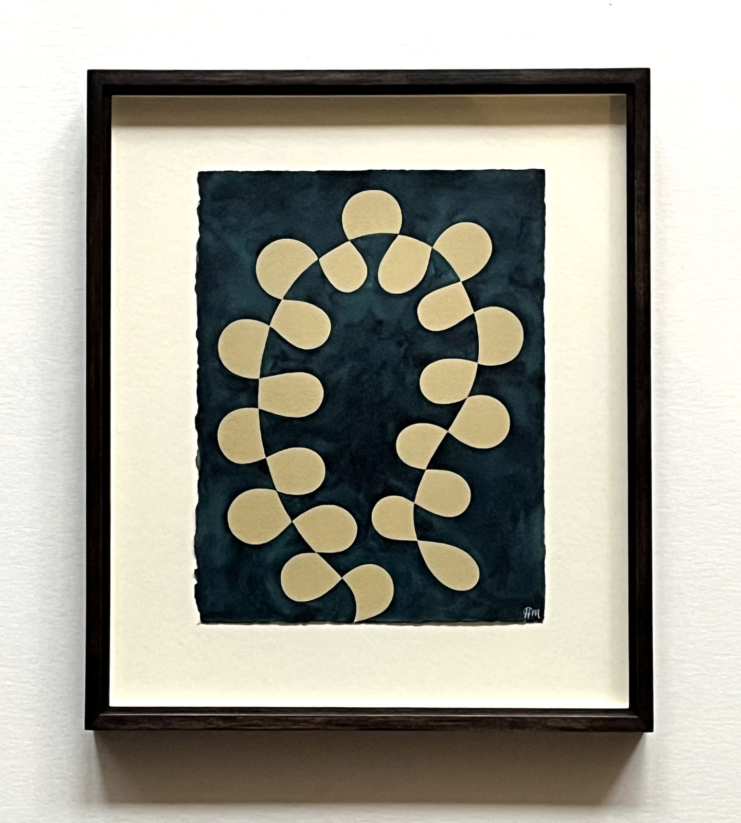 Henrietta Molinaro paintings, Leaf Study, 2024