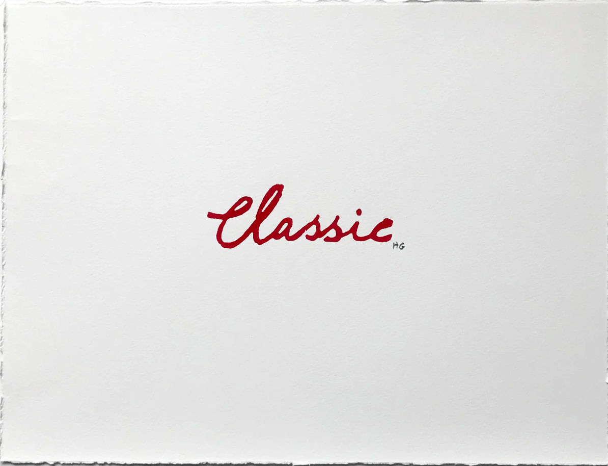 Hugo Guinness classic prints (unframed), Classic (red)
