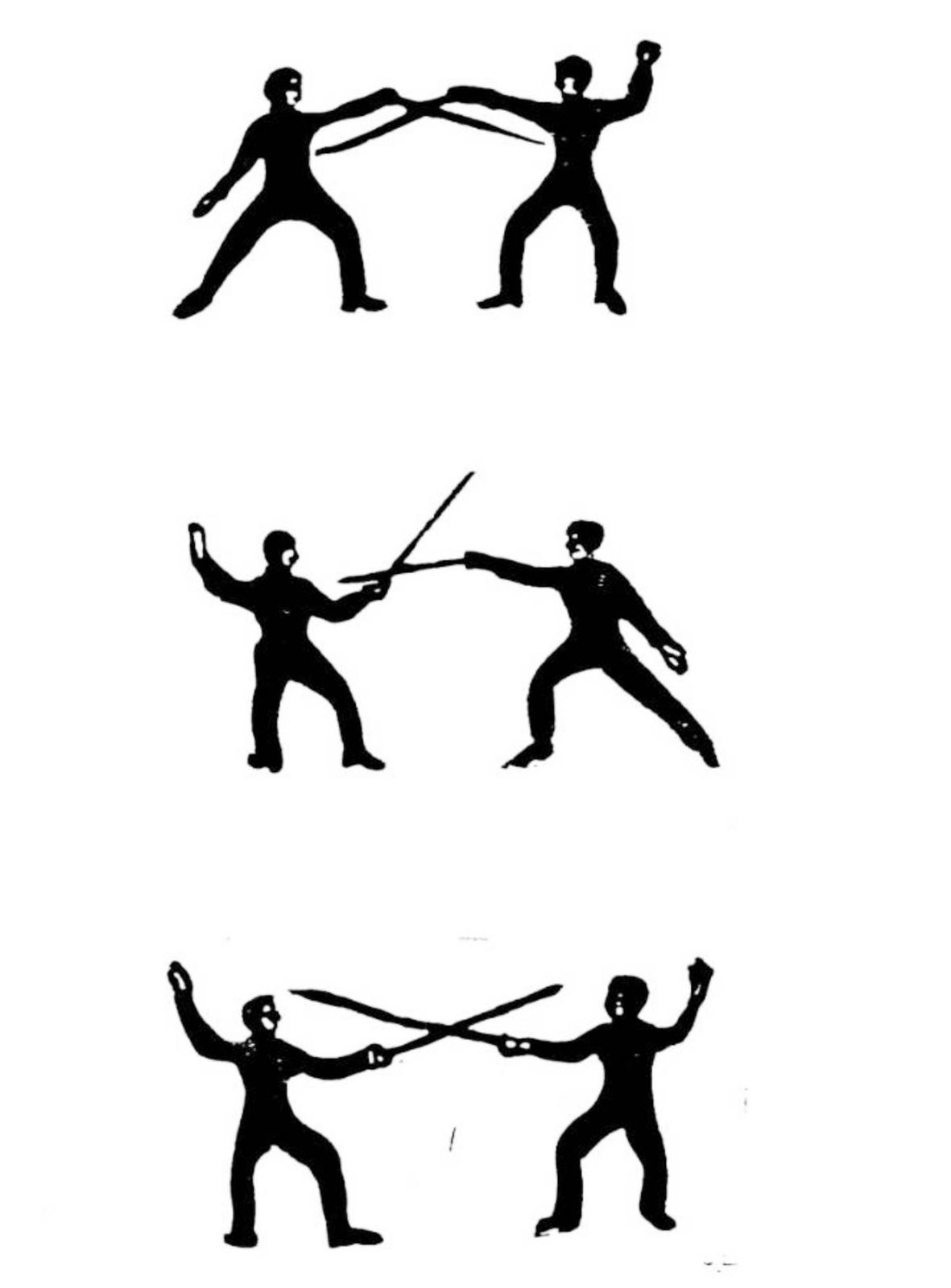 Hugo Guinness classic prints (unframed), Fencers