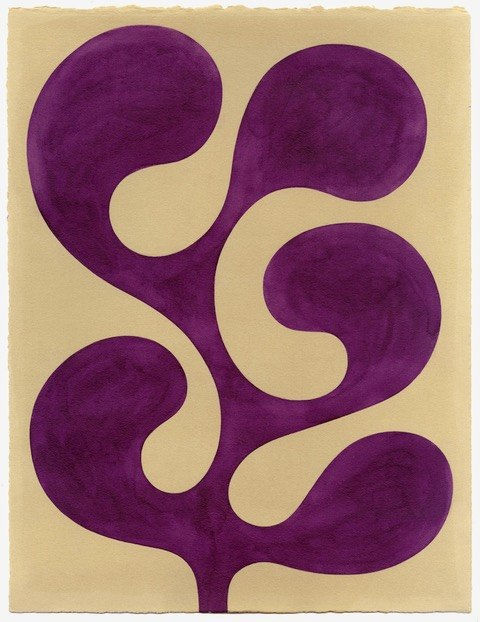 Henrietta Molinaro paintings, Leaf Study, 2024