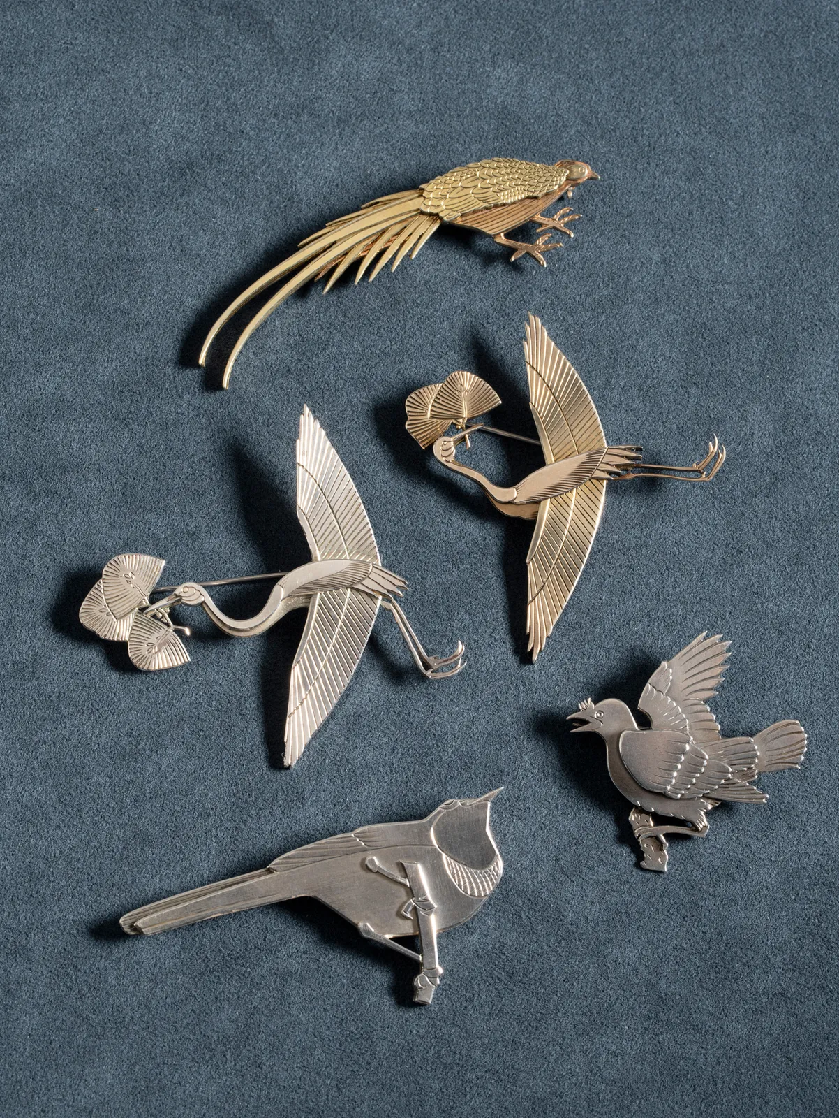 Wiwen Nilsson, Brooches, birds